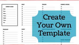 Create Your Own Grocery Shopping Template in Word