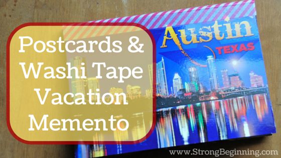Postcards & Washi Tape Vacation Memento