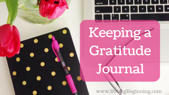 Keeping a Gratitude Journal