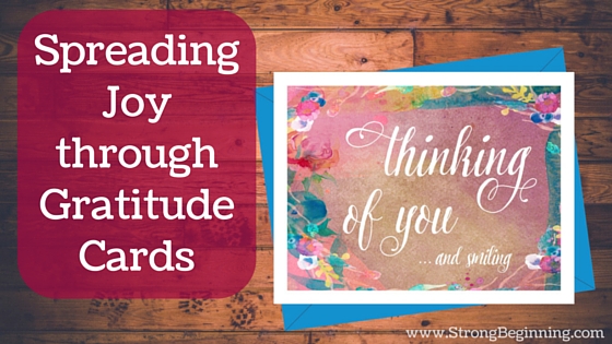 Spreading Joy through Gratitude Cards